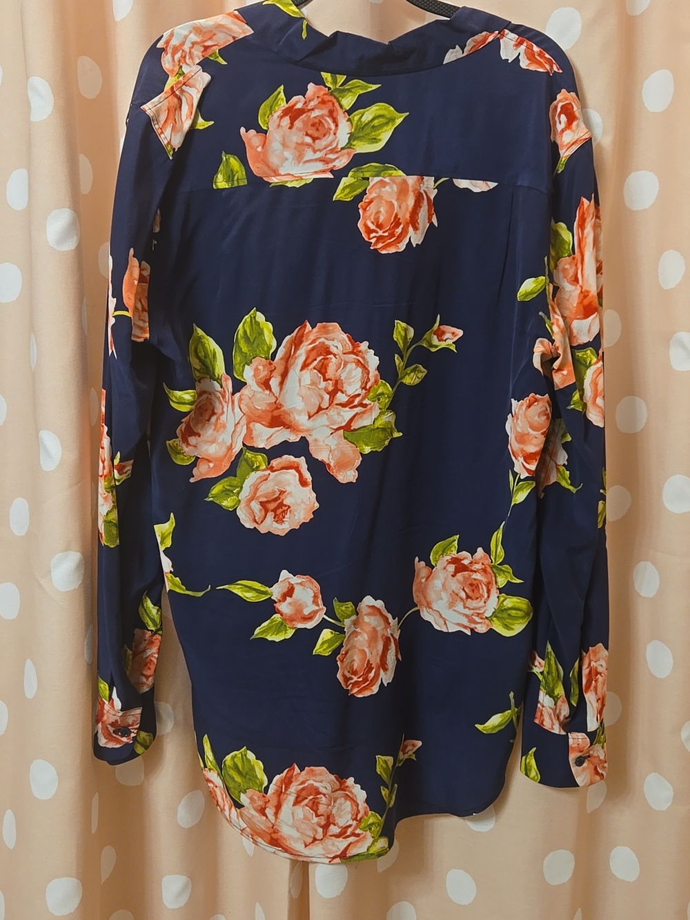 Beautiful Equipment 100% Silk Floral Blouse - Picture 4 of 4